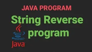 Print String In Reverse order in java  l Codersandy