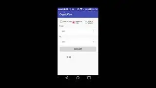 Android & Kotlin: Cryptocurrency converter app