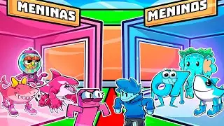Meninas vs Meninos no Roube um Brainrot