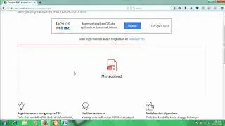 Cara mudah memperkecil Ukuran File PDF online