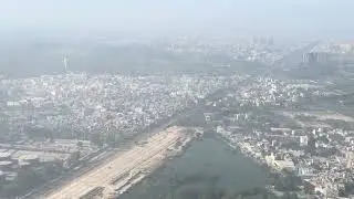 Air India Express take off from Indira Gandhi International Airport New Delhi