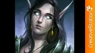 Night Elf - Digital Painting (