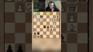 Жесткий удар, нокдаун? Нокаут!! #shorts  #chess #lichess #шортс #шахматы