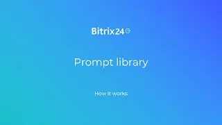 Prompt library