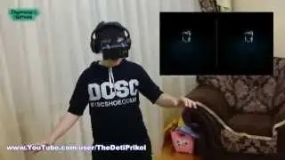 Oculus Rift отдыхает, Мальчик в Шоке от Мобильного VR INSIDIOUS CHAPTER 3 SCARY