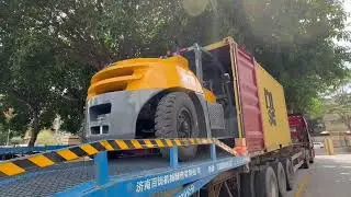 SOCMA 10T DIESEL CONTAINER OPERATION FORKLIFT, LOW MAST FORKLIFT
