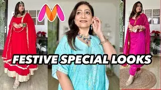 Myntra Festive Special Haul | Ethinic wear & jewellery Thehopestory
