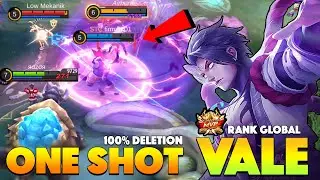 ONE-SHOT!! VALE BEST BUILD 2021 ~ VALE GAMEPLAY 2021 ~ VALE MOBILE LEGENDS ~ VALE TOP GLOBAL 2021