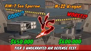 RIM-7 Sea Sparrow Vs M-22 Uragan Air Defense Test Latest Update | Modern Warships