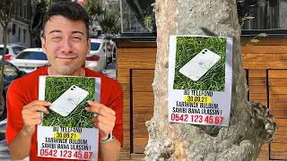KAYIP TELEFON İLANIYLA YALANCILARI YAKALADIK ?!