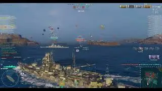 World Of Warships.  Score: 907 To 175.  No Caps, We Cant Win This.