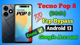 Tecno Pop 8 Password+ Frp Reset