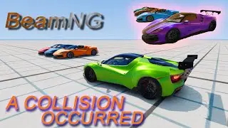 A COLLISION OCCURRED  BeamNG DRIVE