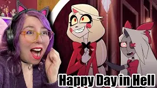 HAPPY DAY IN HELL - HAZBIN HOTEL CLIP REACTION - Zamber Reacts