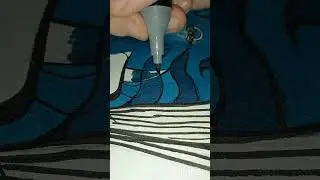 special 400sub. Drawing avatar neytiri 💙💜🖤#art #drawing #hobby #markers #avatar