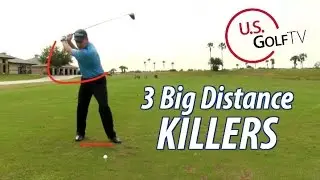 3 Big Distance Killers for Driver - Golf Tips