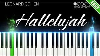Hallelujah - Leonard Cohen | EASY Piano Tutorial