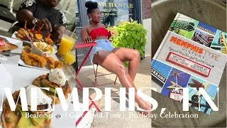MEMPHIS VLOG | GOING TO B.B. KINGS BLUES CLUB ON  BEALE STREET | GRACELAND TOUR | ARRIVE HOTEL TOUR