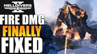 Helldivers 2 - DOT Bug Fixed & Fire Damage Is Crazy Again (Helldive Difficulty)