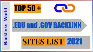 Free EDU and GOV Backlinks List 2021 [LIVE LINKS] 🔥 EDU Backlinks 🔥 GOV Backlinks