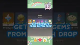 30 Primogems from Twitch Drop #genshinimpact #twitchdrop #genshin #primogems