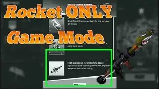 New Rockets Only Game Mode in Fortnite!