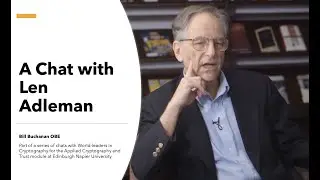 World-leaders in Cryptography: Len Adleman