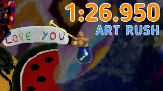 Getting Over It - Art Rush Map in 