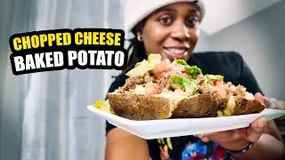 HOW TO MAKE CHOPPED CHEESE BAKED POTATO