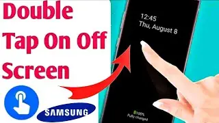Double Tap Screen On Off | Double Tap On Off Screen On Mobile |SP TECHNICAL