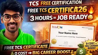 TCS FREE Certification 2026 🔥 | Career Edge Program | Get Job Ready in 3 Hours!