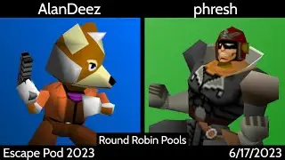 [SSB64] Escape Pod 2023 (Singles) - AlanDeez (Fox) vs. phresh (Falcon) RR Pools