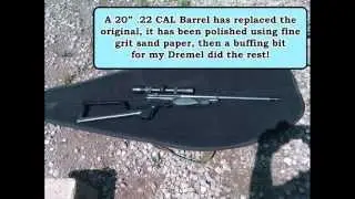Crosman 1377 Rifle Conversion Project