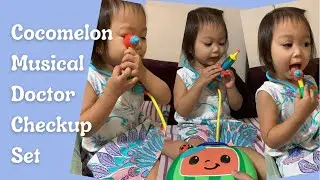Jacey received a gift |  Cocomelon Musical Doctor Checkup Case