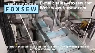 Automatic Disposable Face Mask Earloop Welding Machine