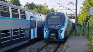 (FHD) Un voyage entre Louvres et Survillers Fosses à bord du RER NG + quelques séquences en gare