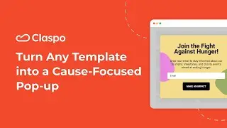 Turn Any Template into a Cause-Focused Pop-up