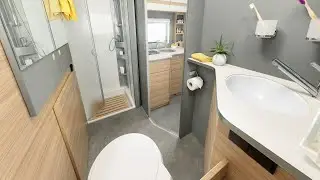 Автодом с царской туалетной комнатой и большой душевой. Dethleffs Just 90 T 6762