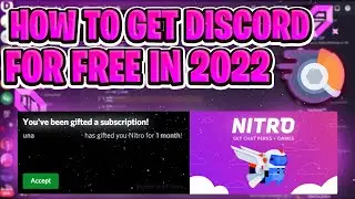 How to get Discord Nitro For Free in 2022 | Nitro Method 2022 | Free Discord Nitro Plugin [ FREE ] 🚀