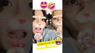 Jungwon and Jay with their Lollipops
