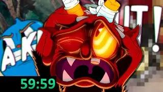 ATÉ ONDE EU CONSIGO CHEGAR EM 1 HORA NO CUPHEAD