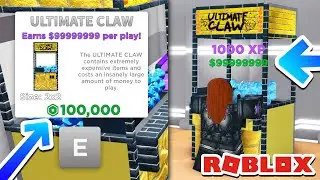 NOOB buys INSANELY OP ARCADE MACHINE in ARCADE EMPIRE... (ROBLOX)