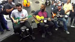 Funk Jam w/ Josh Smith, Kirk Fletcher and Ariel Posen at NAMM 2018