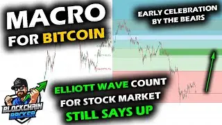 WAVE COUNT FAVORS UP, as Crypto Market and Bitcoin Pause with Stock Market Elliott Waves Deep Dive