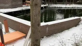 Подготовка пруда к зиме.Защита от льда.