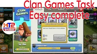 clan games task easy complete