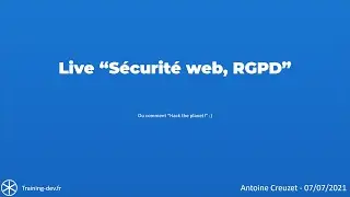La sécurité web avec OWASP