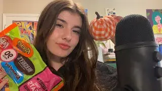 [ASMR] EATING HALLOWEEN CANDY 🎃 🍭