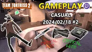 Team Fortress 2 | Twitch | Casual | Gameplay | Viaduct | Spy | 2024/02/18 | #2