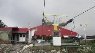 подъем по канатной дороге Олимп